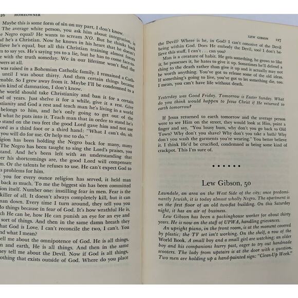 Division Street America By Studs Terkel First Printing Vintage Chicago 1967 - Picture 5 of 13